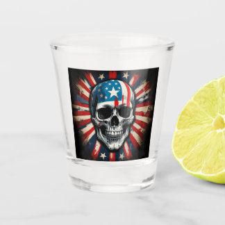 Vaso De Chupito "Calavera Patriótica: Rebelión de las estrellas y 