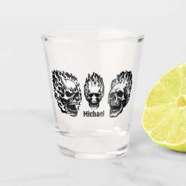 Vaso De Chupito Calaveras Llamativas Personalizadas