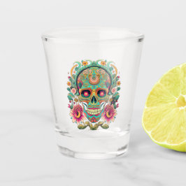 Vaso De Chupito Calaveras Skull