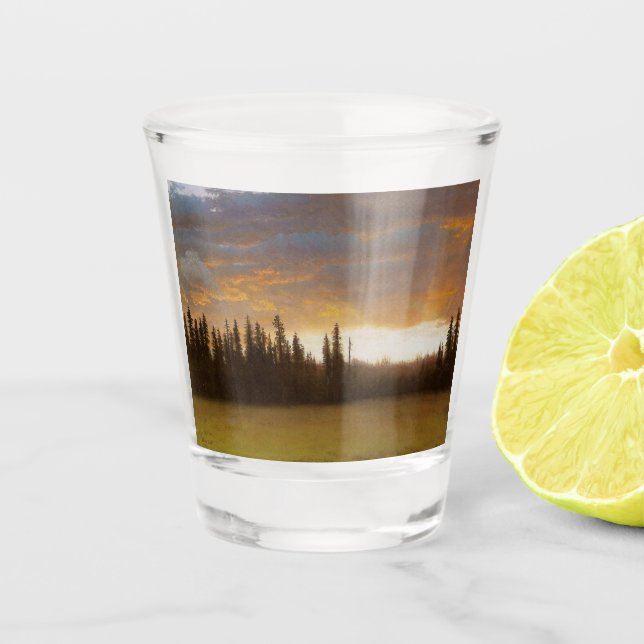 Vaso De Chupito California Sunset (paisaje californiano) (Anverso)