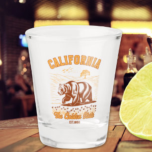 Vaso De Chupito California The Golden State Bear – Vintage Gift