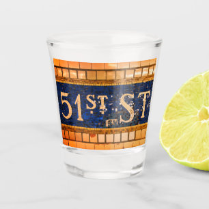 Vaso De Chupito Calle 51 Vintage, Times Square, Manhattan, NYC