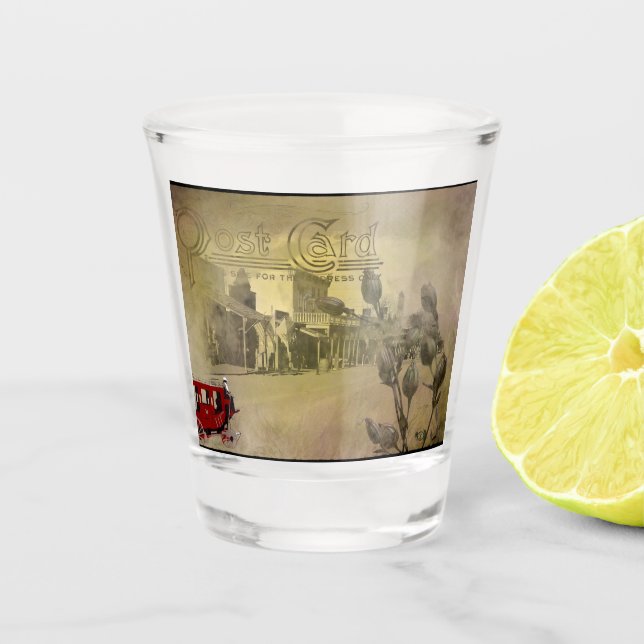 Vaso De Chupito Calle en Tombstone Arizona (Anverso)