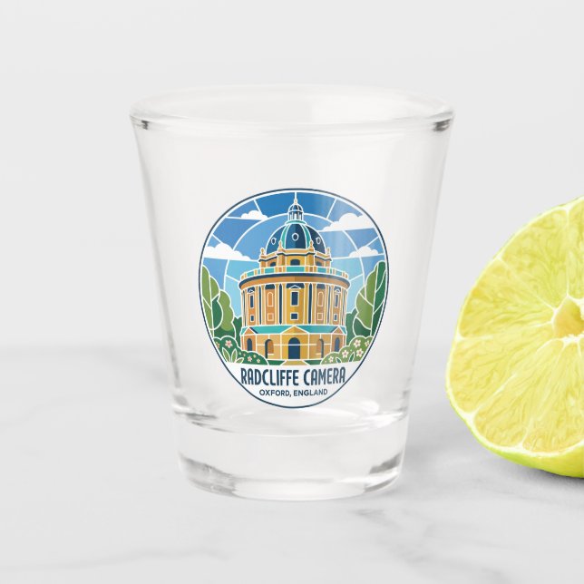 Vaso De Chupito Cámara Radcliffe Inglaterra (Anverso)