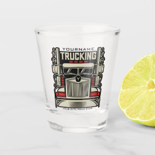 Vaso De Chupito Camión personalizado 18 Camión RIG para ruedas