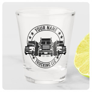 Vaso De Chupito Camión Semirremolque Personalizado para Transporti