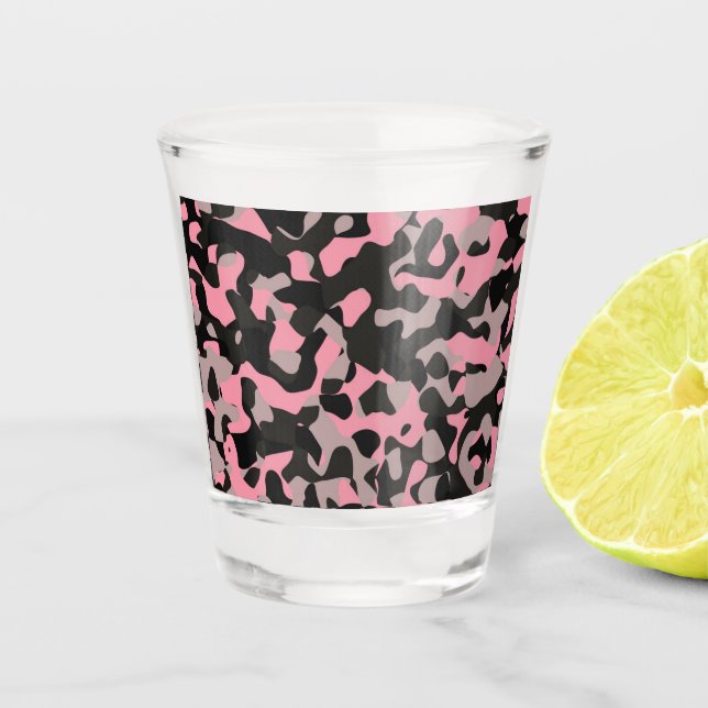 Vaso De Chupito Camo rosa (Anverso)