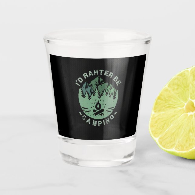 Vaso De Chupito Campamento - Me encantaría estar de campamento (Anverso)