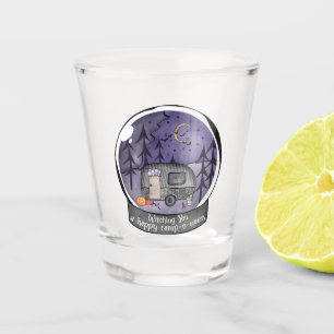 Vaso De Chupito Camper de Halloween en bola de nieve