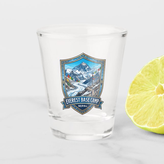 Vaso De Chupito Campo Base del Everest Nepal (Anverso)