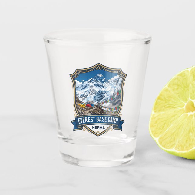 Vaso De Chupito Campo Base del Everest Nepal (Anverso)