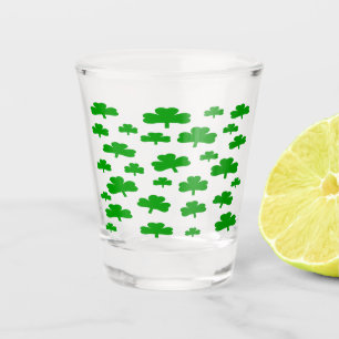 Vaso De Chupito Campo de vidrio disparo de Shamrock