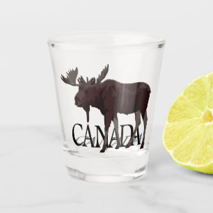 Vaso De Chupito Canadá: Glasos calientes Moose Souvenir de Canadá
