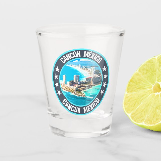 Vaso De Chupito Cancún (Anverso)