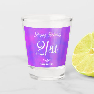 Vaso De Chupito Candy Frost 21st Shot Glass