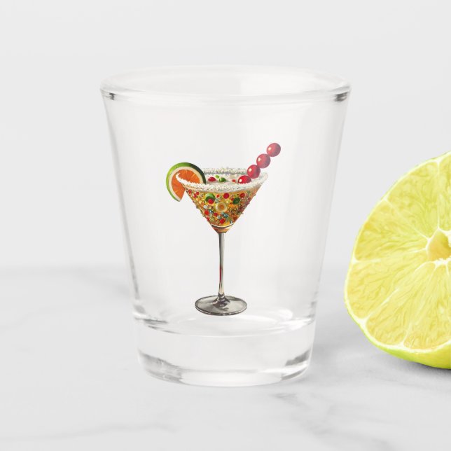 Vaso De Chupito Candy Martini, Navidades modernos de mediados de s (Anverso)