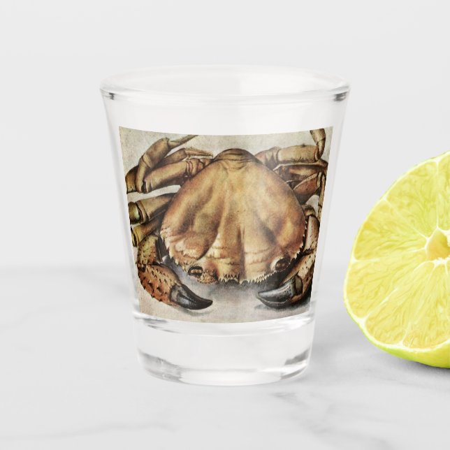 Vaso De Chupito Cangrejo (Creatura bajo el mar) (de Albrecht Durer (Anverso)