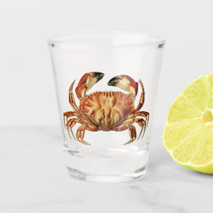 Vaso De Chupito Cangrejo Dungeness - Bellianis del cáncer