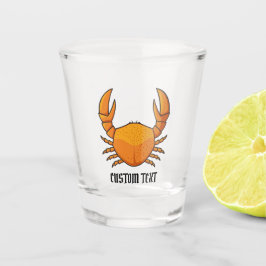 Vaso De Chupito Cangrejo naranja