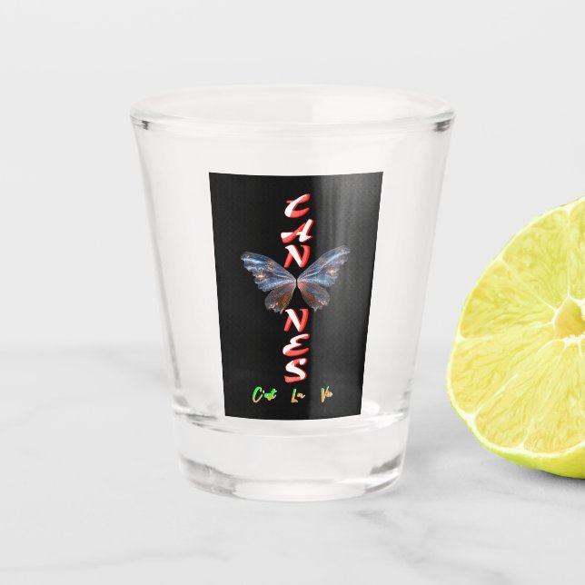 Vaso De Chupito Cannes C'est La Vie (Anverso)