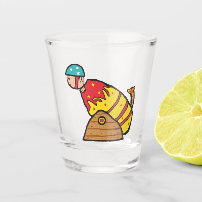 Vaso De Chupito Cannonball humano (Anverso)
