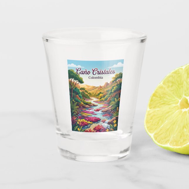 Vaso De Chupito Caño Cristales Colombia (Anverso)