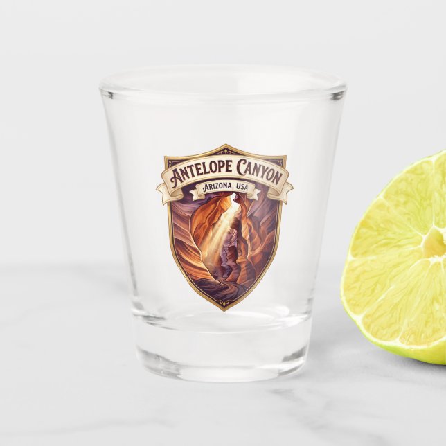 Vaso De Chupito Cañón del Antílope EE. UU. (Anverso)