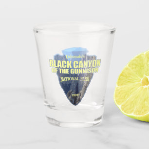 Vaso De Chupito Cañón negro de la punta de flecha