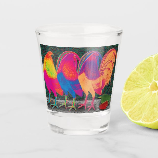 Vaso De Chupito Cantina Roosters (Anverso)