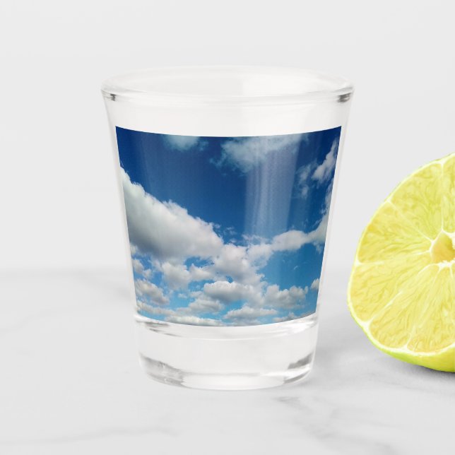 Vaso De Chupito Capas de nubes (Anverso)