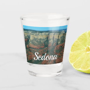 Vaso De Chupito Capas de rocas rojas en Sedona Arizona