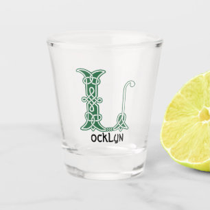 Vaso De Chupito Capital decorativa del nudo celta del siglo XVI L