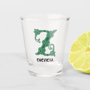Vaso De Chupito Capital decorativa del nudo celta del siglo XVI Z