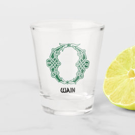 Vaso De Chupito Capital decorativa O del Knot celta del siglo XVI