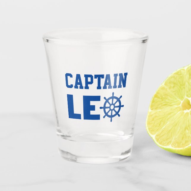 Vaso De Chupito Capitán Leo (Anverso)
