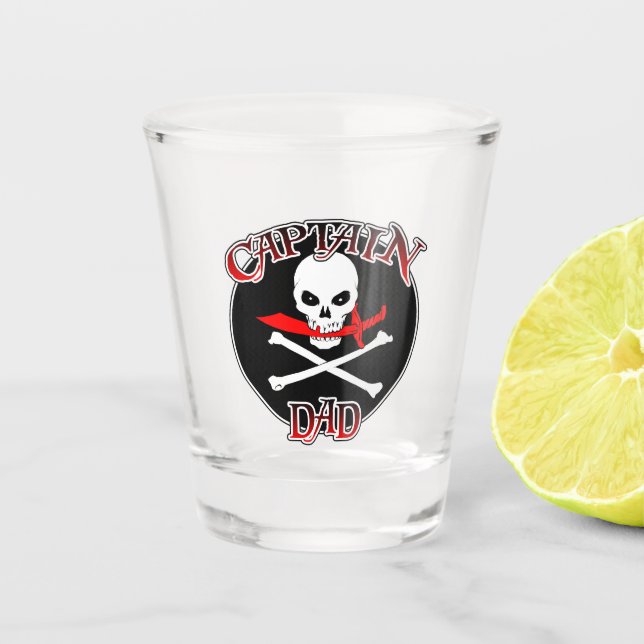 Vaso De Chupito Capitán Papá (Anverso)