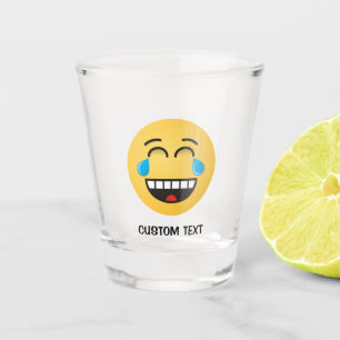 Vaso De Chupito Cara con lágrimas de alegría