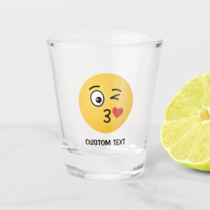 Vaso De Chupito Cara lanzando un beso