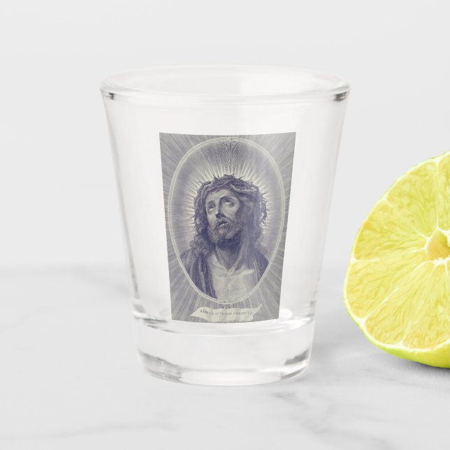 Vaso De Chupito Cara sagrada de Jesús (Anverso)