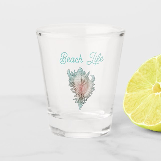 Vaso De Chupito Caracol "Vida de Playa"  (Anverso)