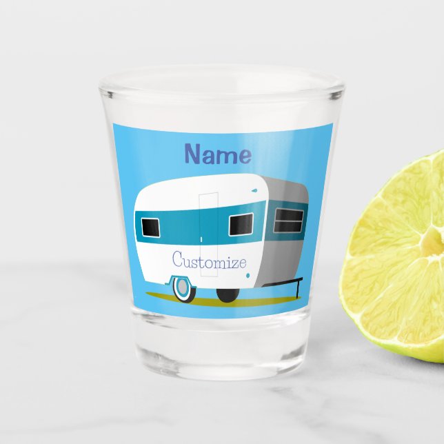 Vaso De Chupito Caravana RV Thunder_Cove (Anverso)
