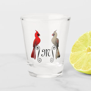 Vaso De Chupito Cardenal norte SongBird
