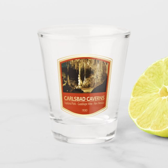 Vaso De Chupito Carlsbad Caverns NP (PF1) (Anverso)