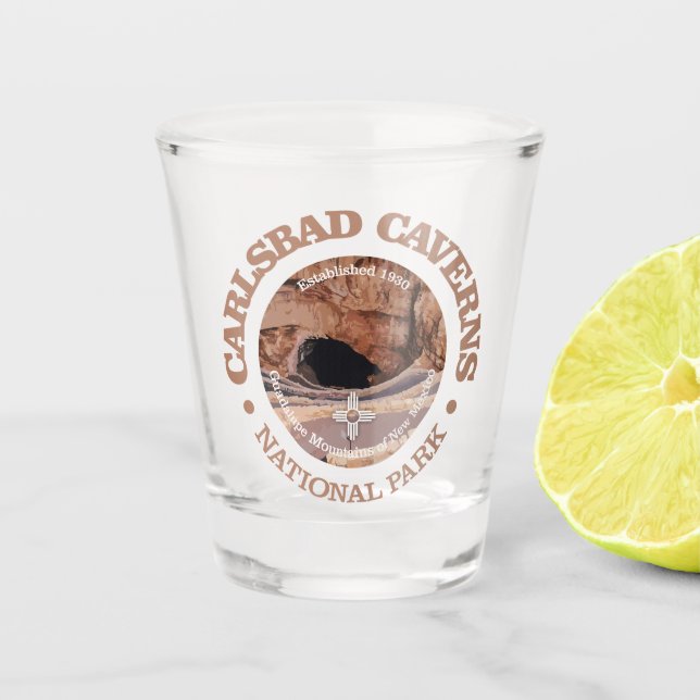 Vaso De Chupito Carlsbad Caverns NP (rd)2 (Anverso)