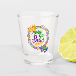 Vaso De Chupito Carnaval del martes de la Reina de la Espada Mardi