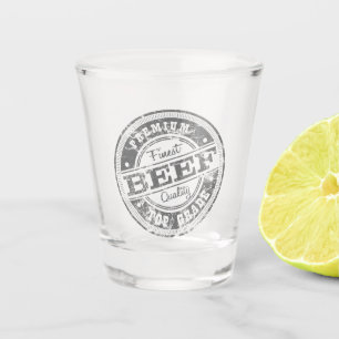 Vaso De Chupito Carne de ternera de máxima calidad-Gris