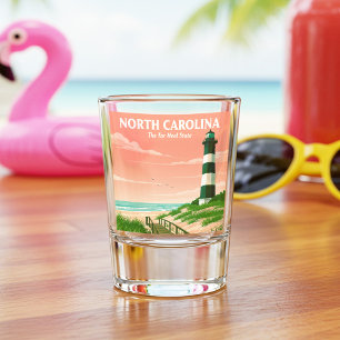 Vaso De Chupito Carolina del Norte Vintage