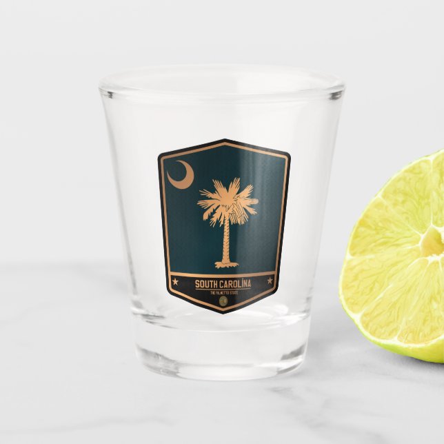 Vaso De Chupito Carolina del Sur (Anverso)