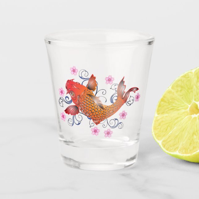 Vaso De Chupito Carp Koi (Anverso)