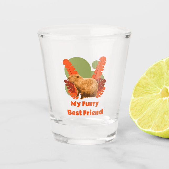 Vaso De Chupito Carpincho Mi Mejor Amigo Peludo (Anverso)